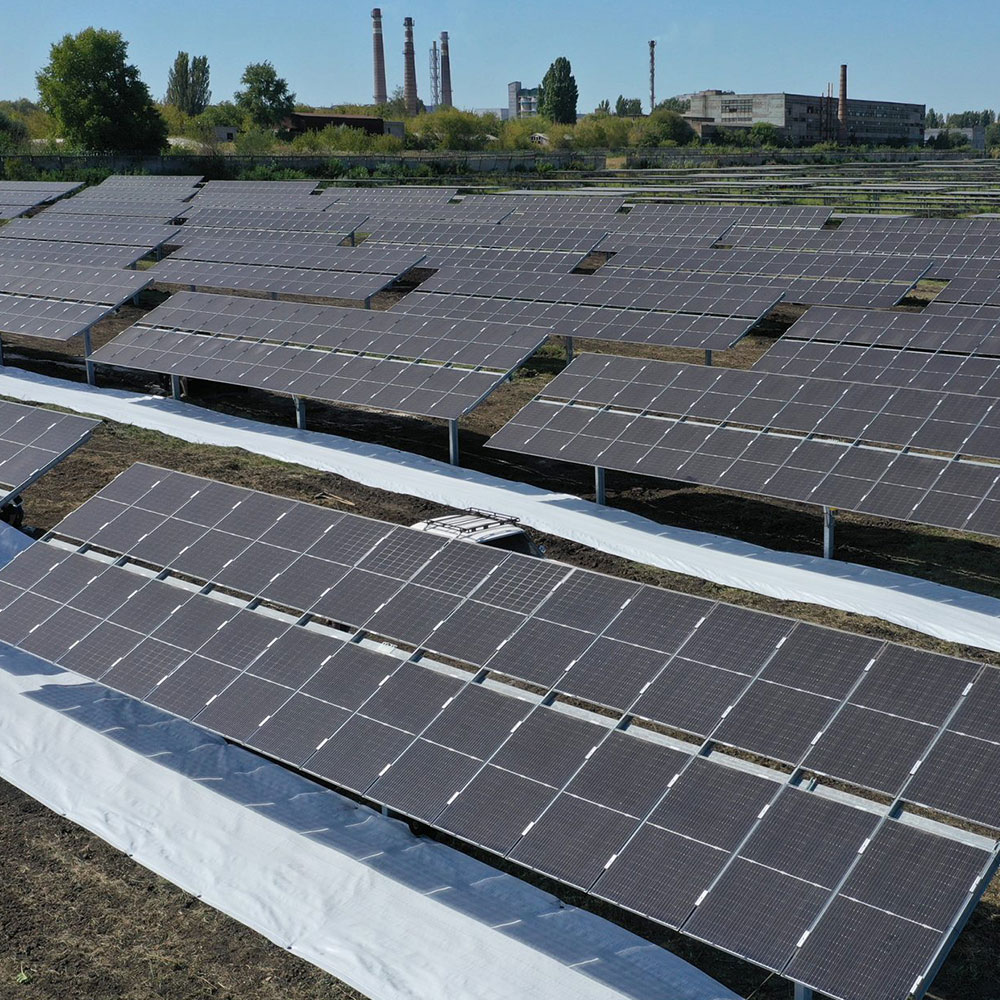В Украине построили самую современную солнечную электростанцию в Европе 